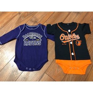 2 Baltimore baby onesies